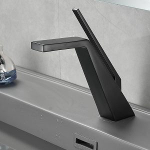 Robinet mitigeur noir design