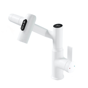 robinet numérique salle de bain