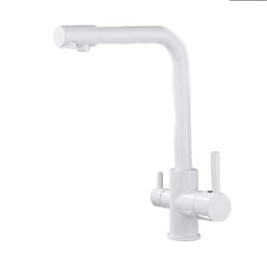 robinet cuisine blanc