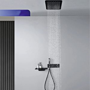 colonne de douche noir mate