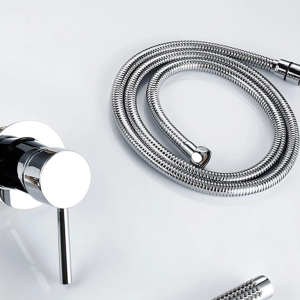 bidet à main chromé
