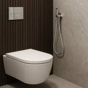 douchette hygiénique chromée