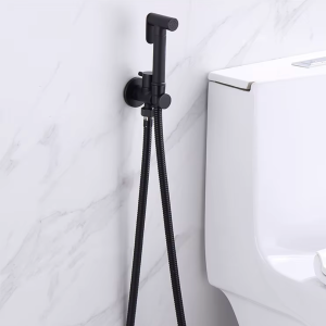 douchette à main noir mate