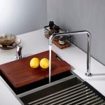 robinet évier cuisine minimaliste