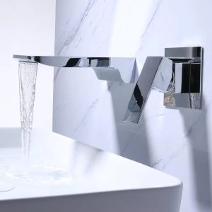 Design encastrable mural robinet