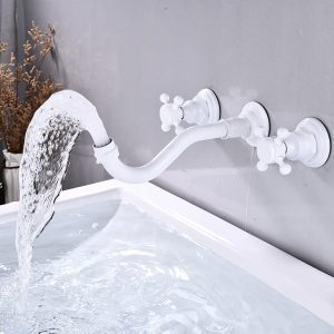 robinet vintage mural