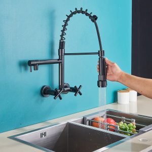 robinet encastrable noir