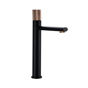 robinet lavabo noir mat