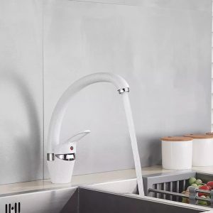 robinet évier de cuisine arrondi