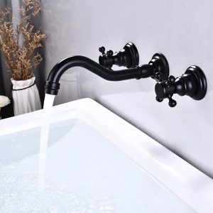 robinet vintage noir