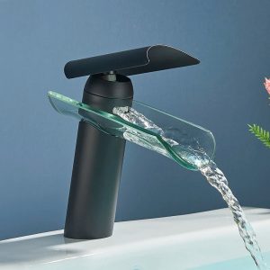 robinet lavabo noir