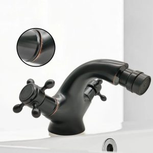 robinet rétro noir