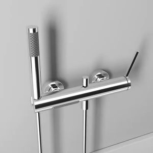 mitigeur de bain chromé raffiné