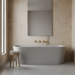 Robinet or brossé design
