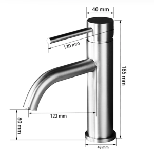 robinet de salle de bain élégant