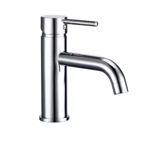 mitigeur de salle de bain chrome