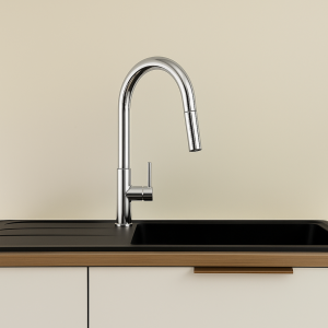 mitigeur de cuisine avec douchette