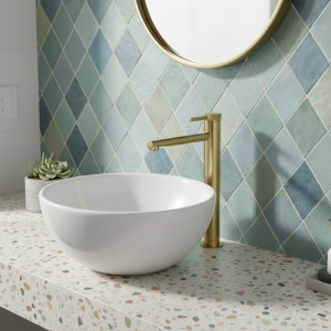 mitigeur de vasque or brossé XL