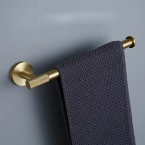 porte-serviettes or brossé