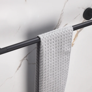 porte serviettes noir mate