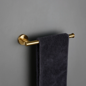 porte-serviettes or brossé lisse