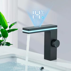mitigeur salle de bain noir