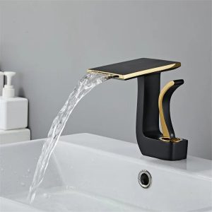 robinet lavabo noir design
