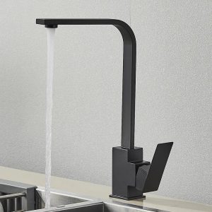 robinet évier cuisine noir