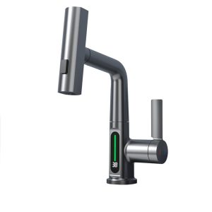 robinet cascade argenté