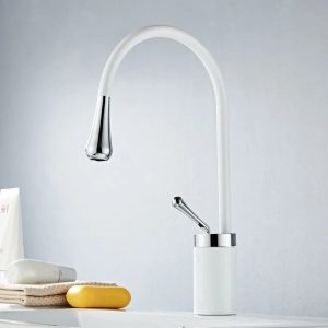 robinet salle de bain blanc design