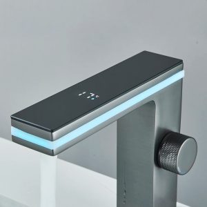 robinet salle de bain numérique