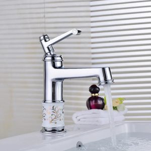 robinet retro salle de bain