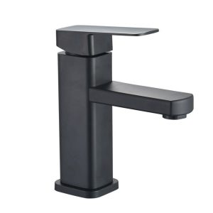lavabo avec robinet noir mat