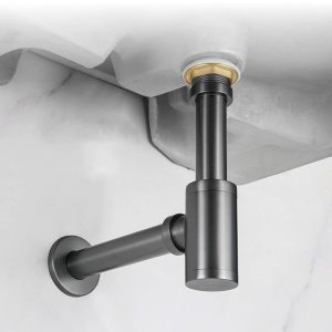 Siphon gris brossé