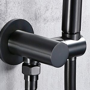 design robinet noir mat