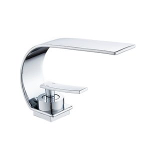 design plat incurvé robinet