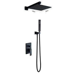 robinet noir laiton salle de bain