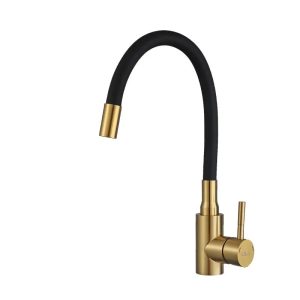 robinet doré flexible coloré
