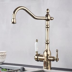 robinet évier cuisine rétro