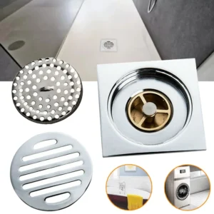 Drain de douche circulaire en acier inoxydable