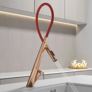 Robinet d'évier de cuisine en laiton mitigeur à levier unique nouveau