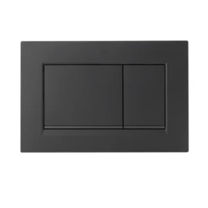 Plaque de chasse d'eau suspendue grands boutons noir et blanc