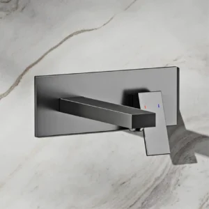 Robinet de lavabo moderne en laiton anthracite
