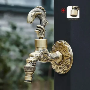 robinets d extérieur en laiton sculpté antique de luxe plusieurs modèles